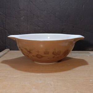 Vintage Brown Mixing Bowl